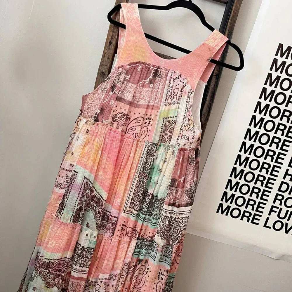 NEW Free People Bandana Rama Maxi Dress - Picture 6 of 16